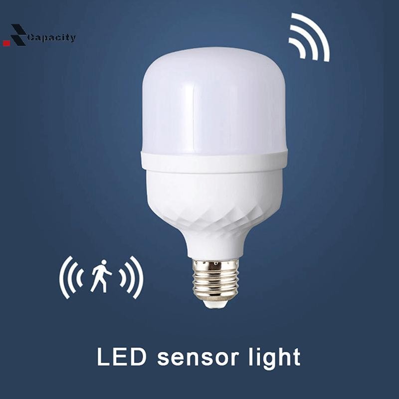 Capacidade Automática Ligar/Desligar Sensor De Lâmpada De Indução Movimento Automático LED Inteligente Ativada Por Voz 2