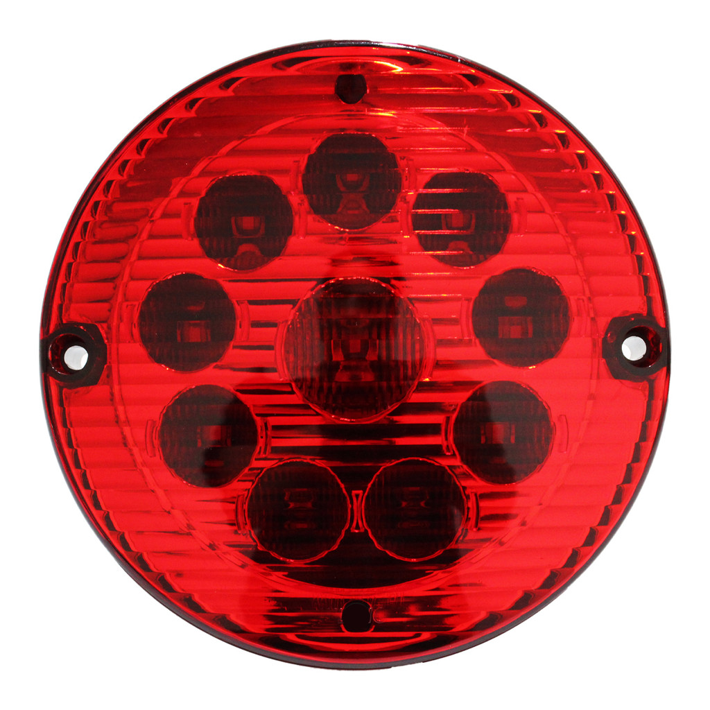 Lanterna Traseira 155mm Ônibus Caminhão Carreta 10 LED VM 12V