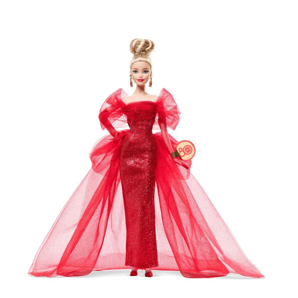 Barbie Loira Coleção Aniversário 80 Anos - Mattel em Oferta na Shopee