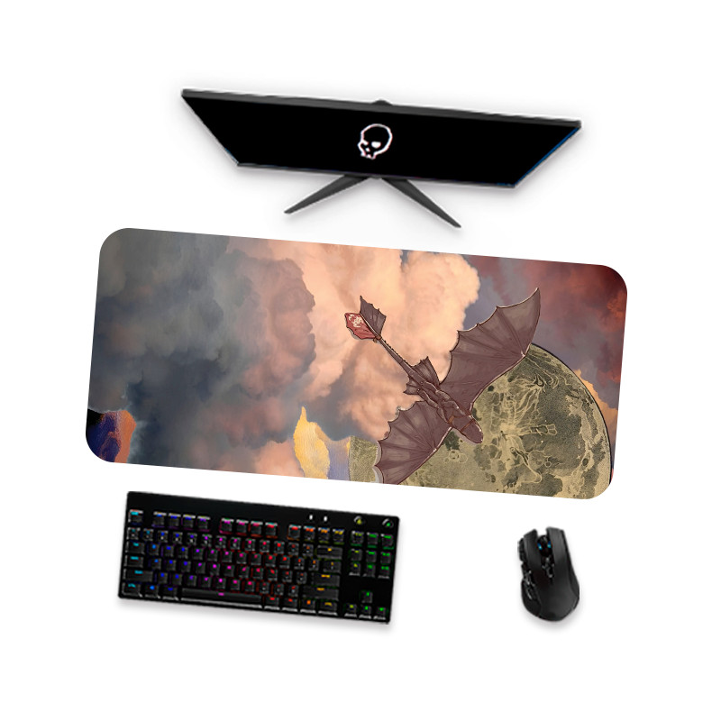 Mouse Pad Gamer Grande - Como treinar seu Dragão 7 - 90x40, 80x40, 60x40, 70x30 e 45x40