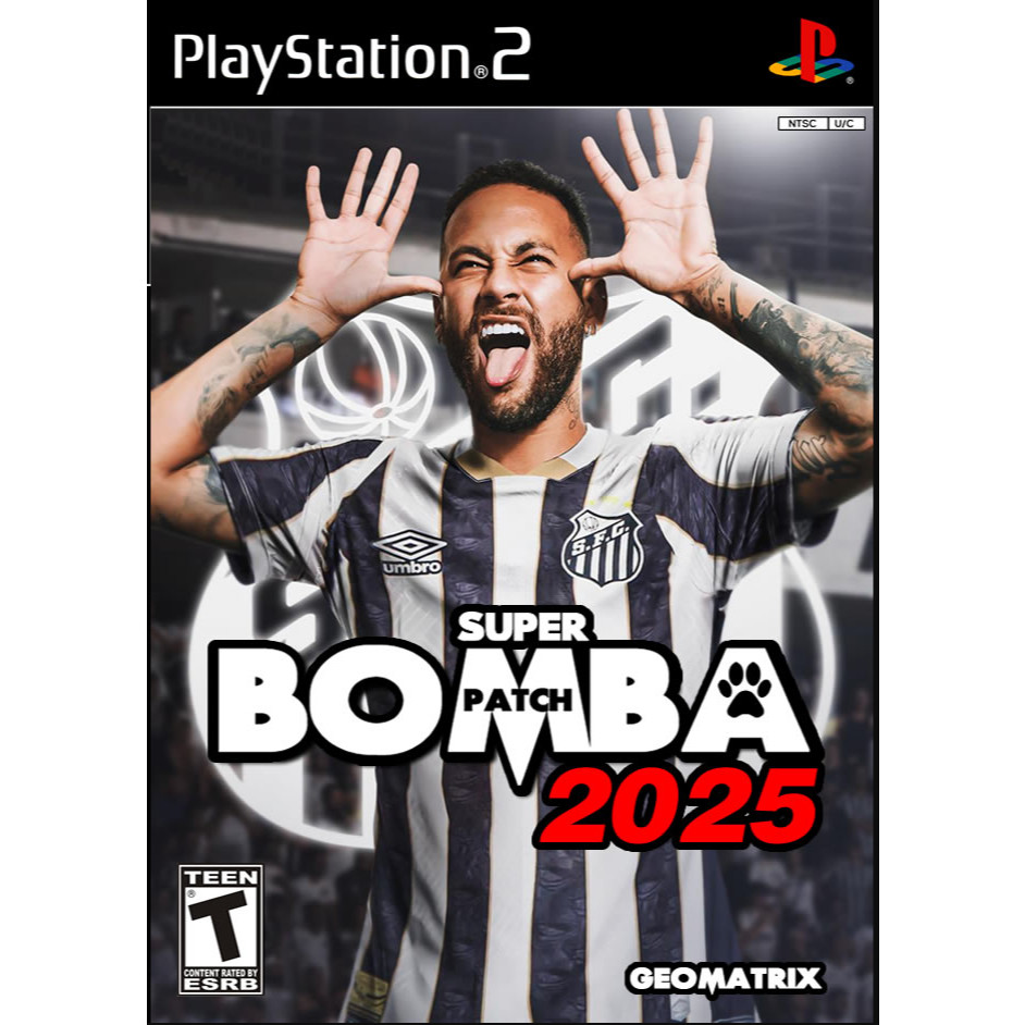Bomba Patch 2025 com Neymar no Santos - Narrado pelo silvio Luiz - Playstation 2