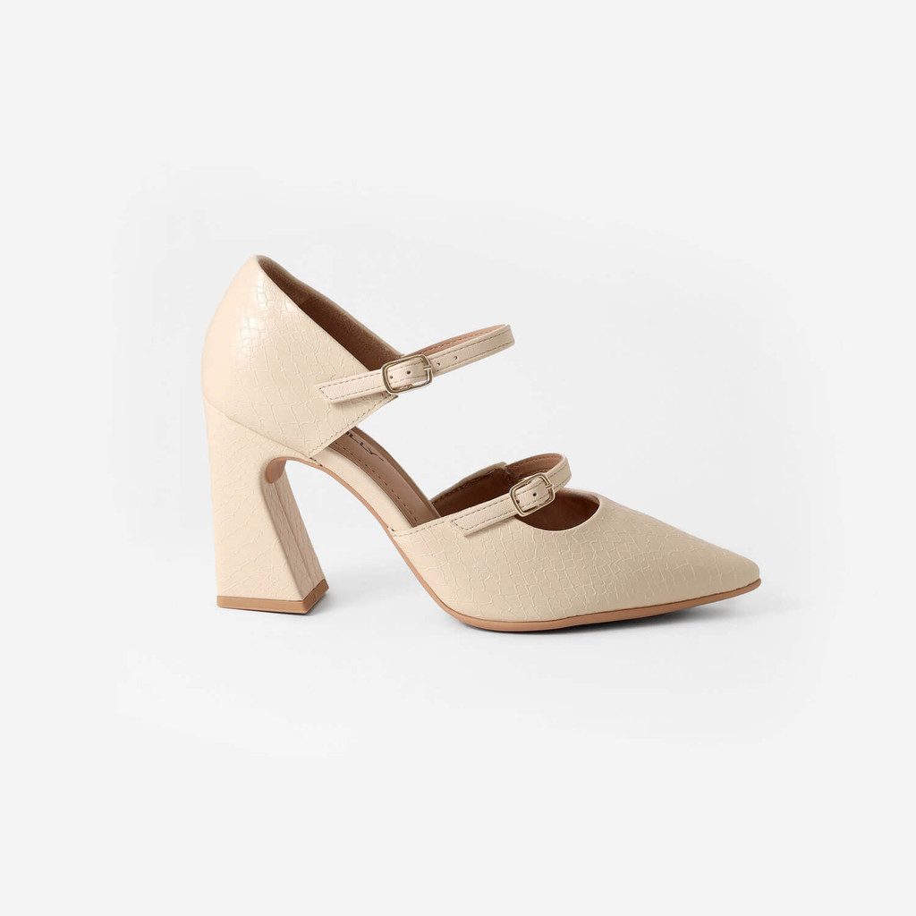 Boneca Silvana Salto Alto Nude - Women Shoes