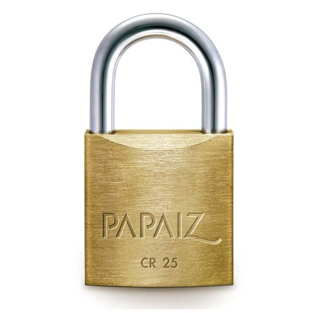 Cadeado em latão de 25 mm CR25 - Papaiz - Home & Living