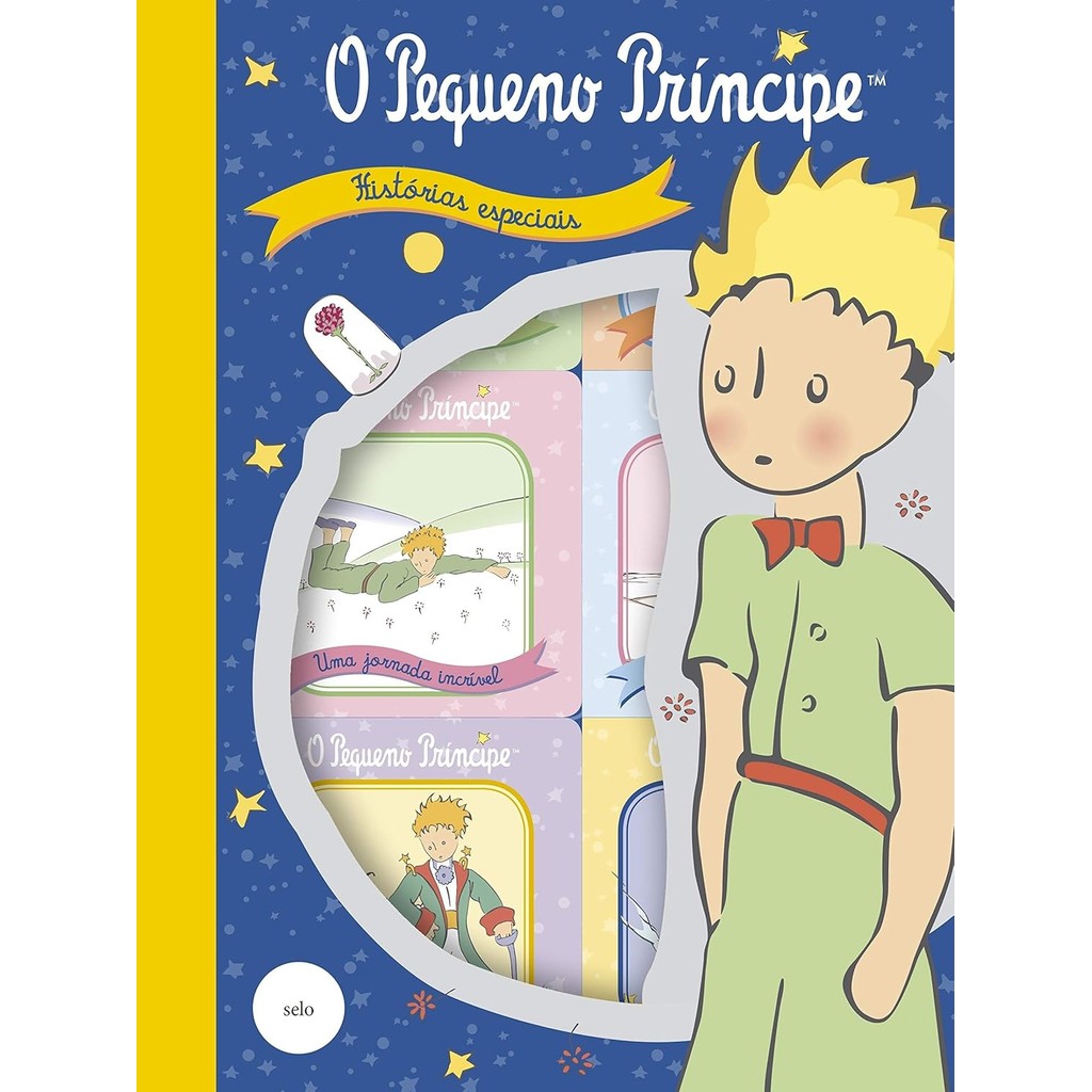 Box com 6 Minilivros | O Pequeno Príncipe | Histórias Especiais em Oferta na Shopee