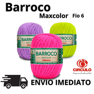 Fio Barroco Maxcolor Barbante 200g Fio 6 Circulo em Oferta na Shopee