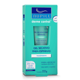 Gel secativo Nupill Derme Control em Oferta na Shopee