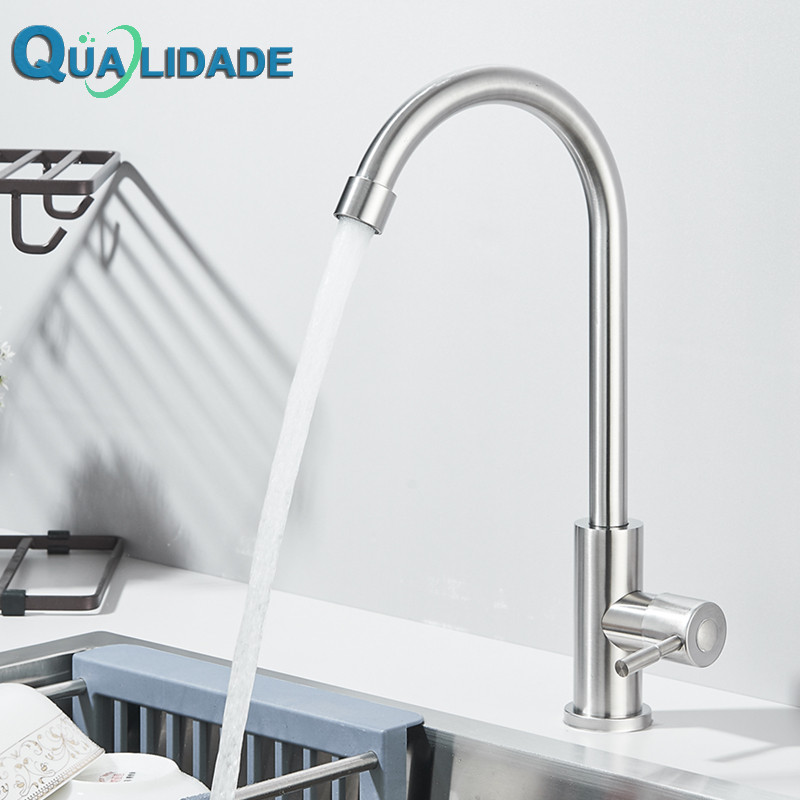 Torneira De Cozinha Gourmet Água Fria Bancada De Plástico 1/2 Conexão 1/4 Volta em Oferta na Shopee