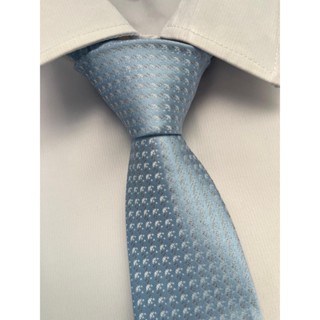 Gravata Semi Slim Azul Claro -960 fios em Oferta na Shopee