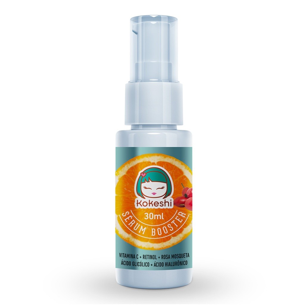 Sérum Booster Kokeshi Vitamina C Com Ácido Hialurônico Retinol 30ml