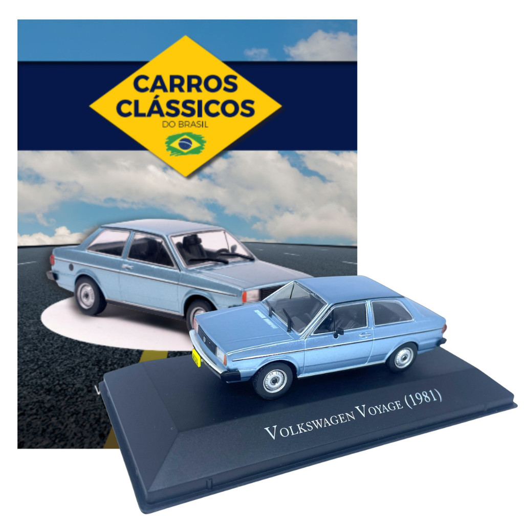 Coleção Carros Clássicos do Brasil: Volkswagen Voyage (1981) - Edição 37