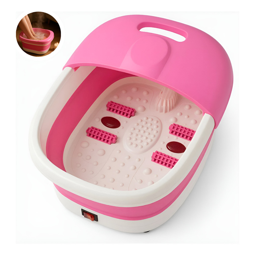 Hidromassageador Pés Dobrável Spa Aquecimento Infravermelho