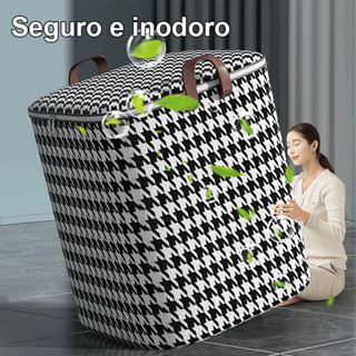 100L/140L/180L Caixa de armazenamento espessada de grande capacidade adequada Para Comforters Cobertores Roupas em Oferta na Shopee