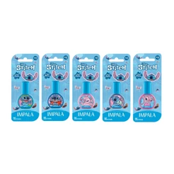Kit 5 Esmaltes Infantil Coleção Stitch Disney Unha Impala