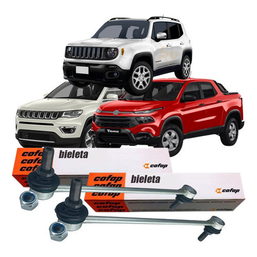 Par Bieleta Dianteiras Original Cofap Jeep Compass 17 a 19 Renegade 15 a 19 Toro 16 a 19 em Oferta na Shopee