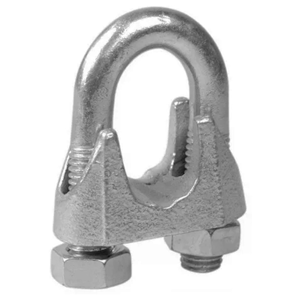 Kit Clips Grampo Para Cabo de Aço 5/16" 1,0004 (Com 10 unidades) - Nord — imagem 2 de 2