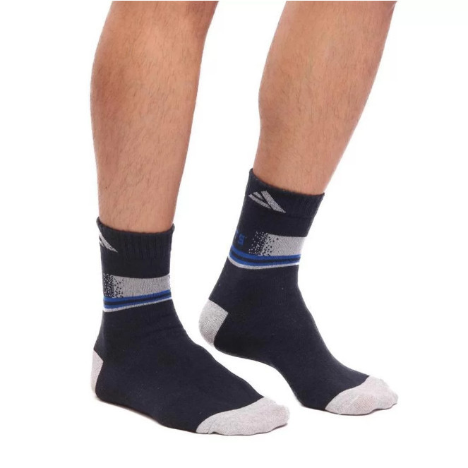 Pares de Meias Masculina Cano Longo Grosso Alto Max Confortável Kit com 3, 6 ou 12 pares — imagem 2 de 2
