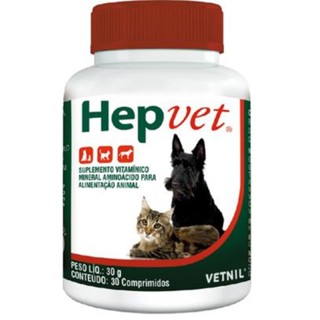 Suplemento Vitamínico Vetnil Hepvet para Cães e Gatos em Oferta na Shopee