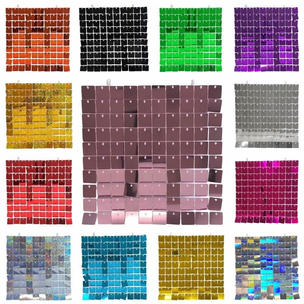 Painel Mágico Decorativo Lantejoulas Shimmer Diversas Cores em Oferta na Shopee