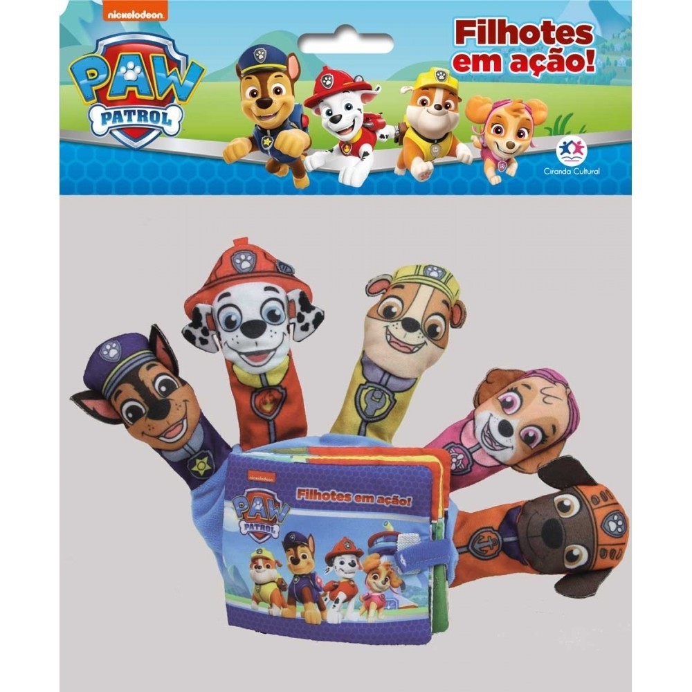 Livro Dedoche Patrulha Canina - Filhotes em ação - Books & Magazines