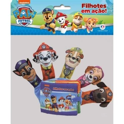 Livro Dedoche Patrulha Canina - Filhotes em ação