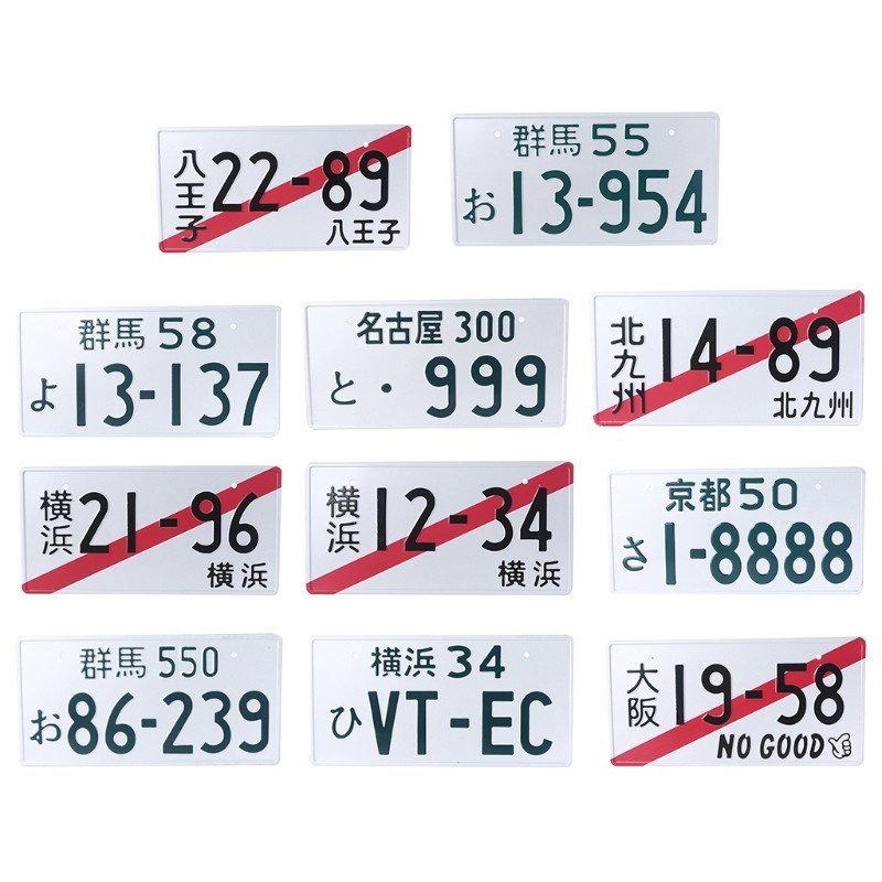 Placa De Etiqueta Automática De Alumínio Invertida Japonesa KIN