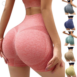 Short Esportiva Academia Yoga Feminina Cintura Alta Elástica Secagem Rápida em Oferta na Shopee