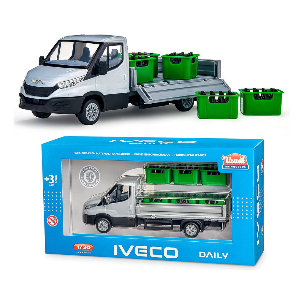 Caminhão Miniatura Iveco Daily Drop Side Meninos