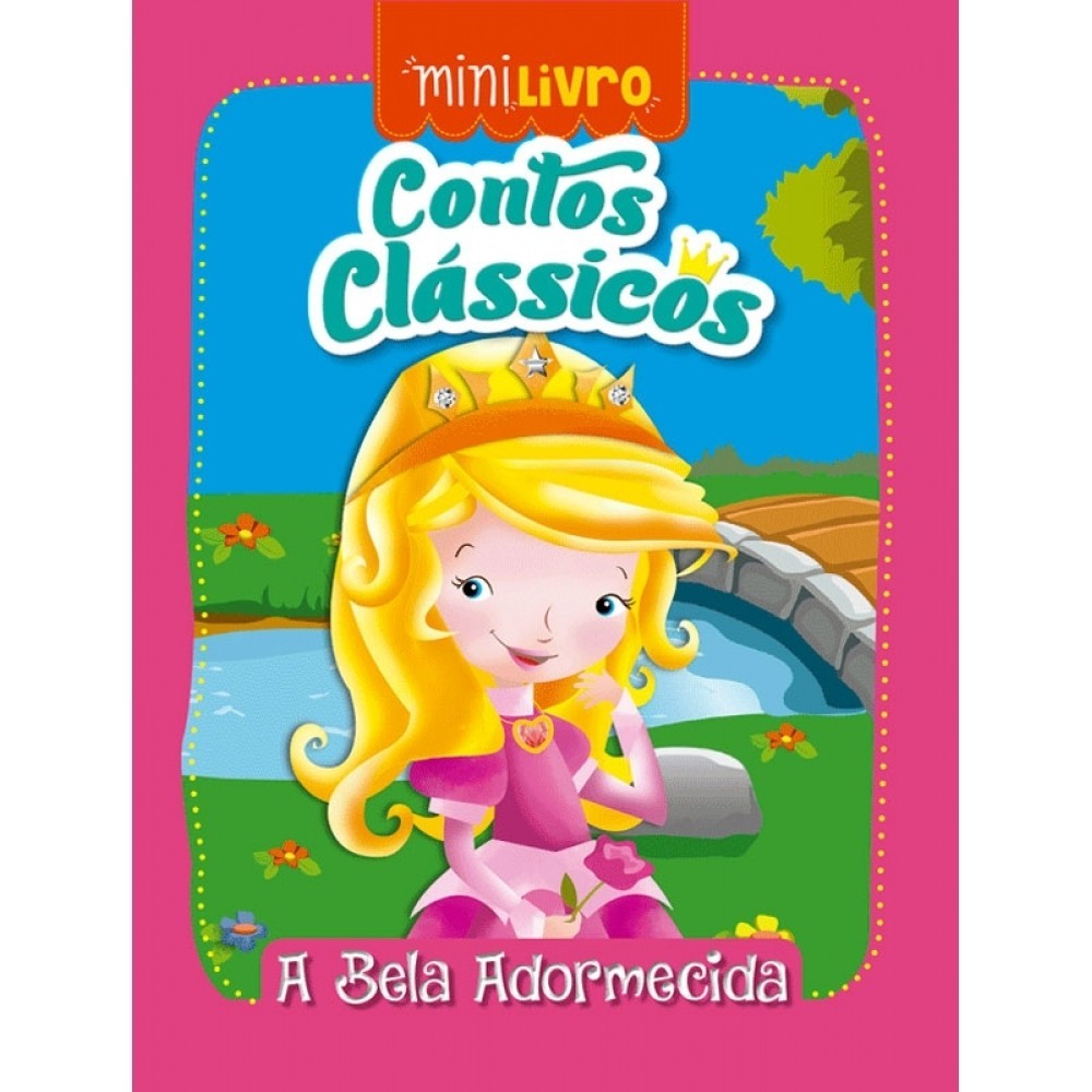 Kit Minilivro Conto Clássico com 40 unidades - A bela adormecida em Oferta na Shopee