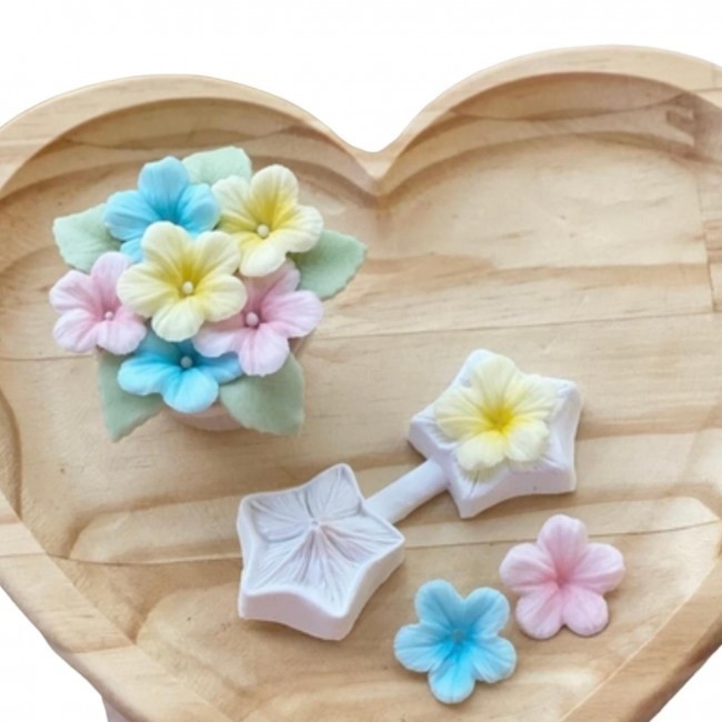 Molde de Silicone Flores - Rosa Lorena