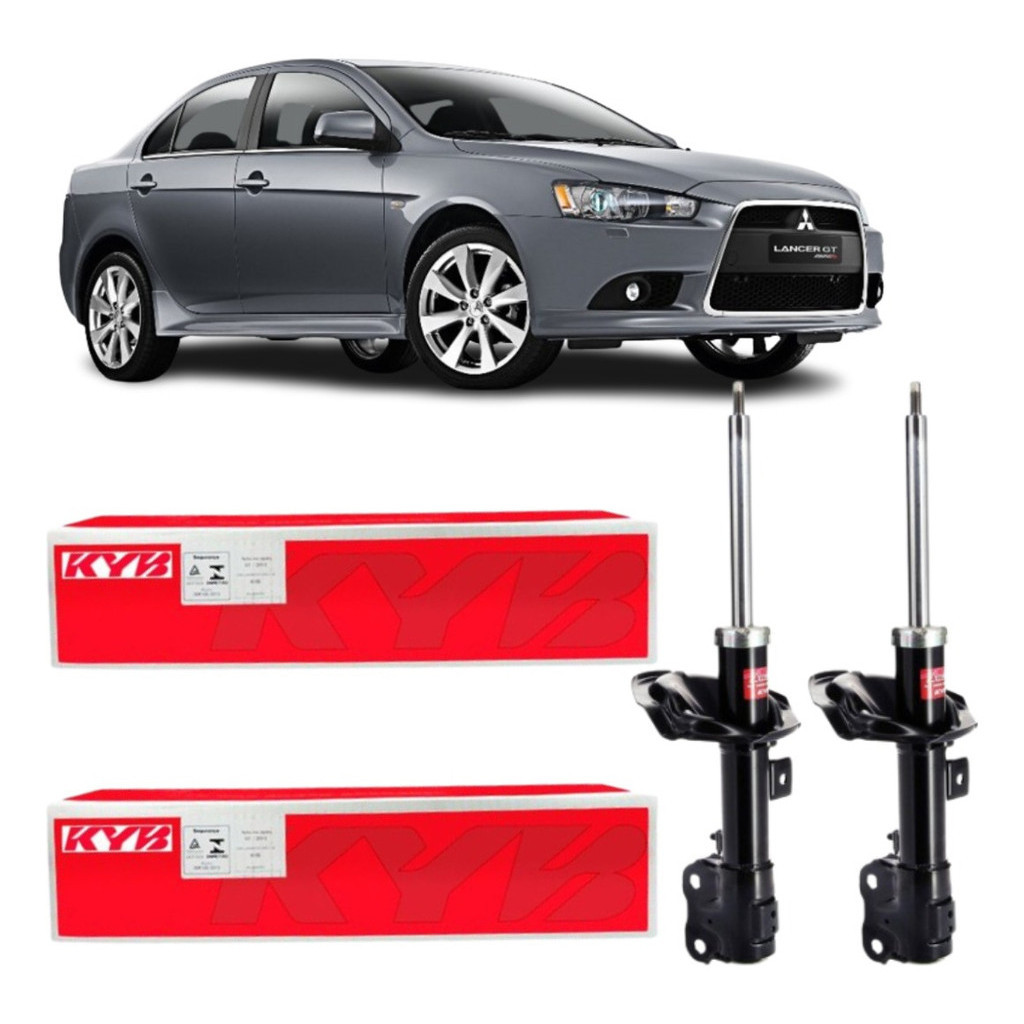 Par Amortecedor Dianteiro Mitsubishi Lancer 2011 2012 2013 2014 2015 2016 2017 2018 2019 2020 Original Kyb