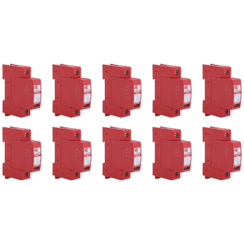 10 Dispositivos De Proteção Surtos Clamper Front V 45kA 275V