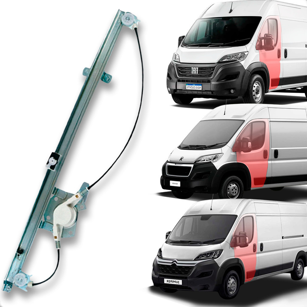 Maquina Vidro Eletrico Mabuchi Furgão Ducato Boxer Jumper Lado Motorista Esquerdo em Oferta na Shopee