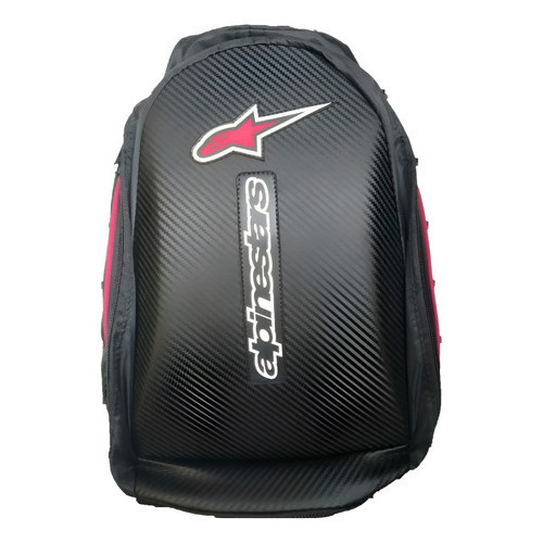 Mochila Aerodinâmica Stars Vermelha Moto Impermeável Tam. M em Oferta na Shopee