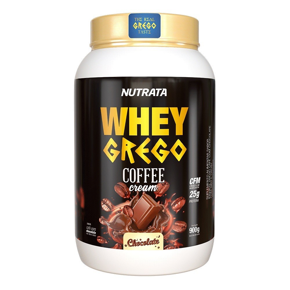 Whey Grego Coffee Cream 900g - Nutrata