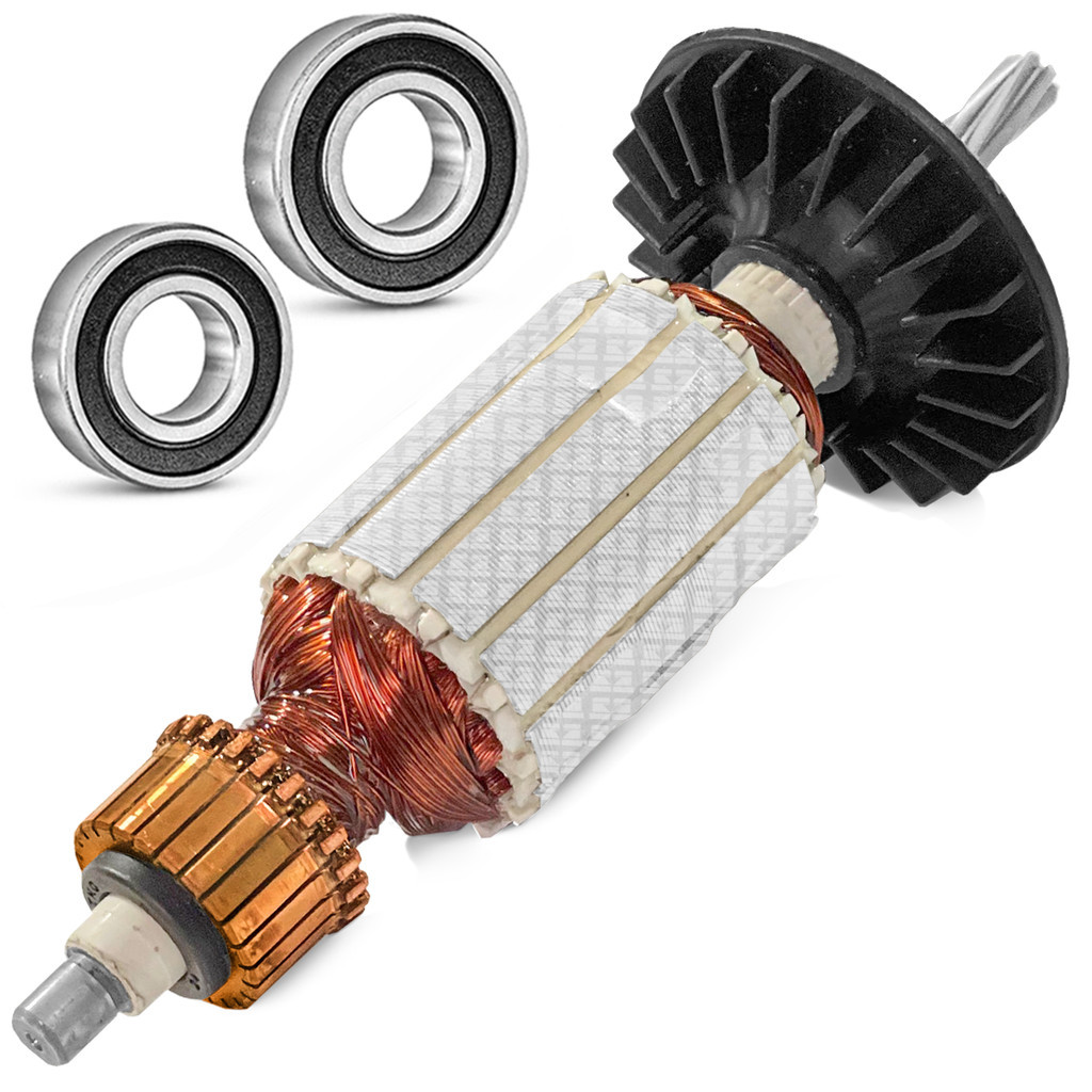 Kit Com Induzido + Rolamento Para Martelete 11228 Gbh 2-24 Dse 220v