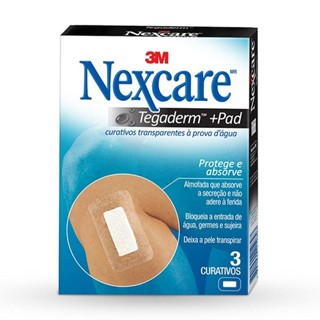 Curativo Nexcare Tegaderm com PAD 3 Unidades em Oferta na Shopee