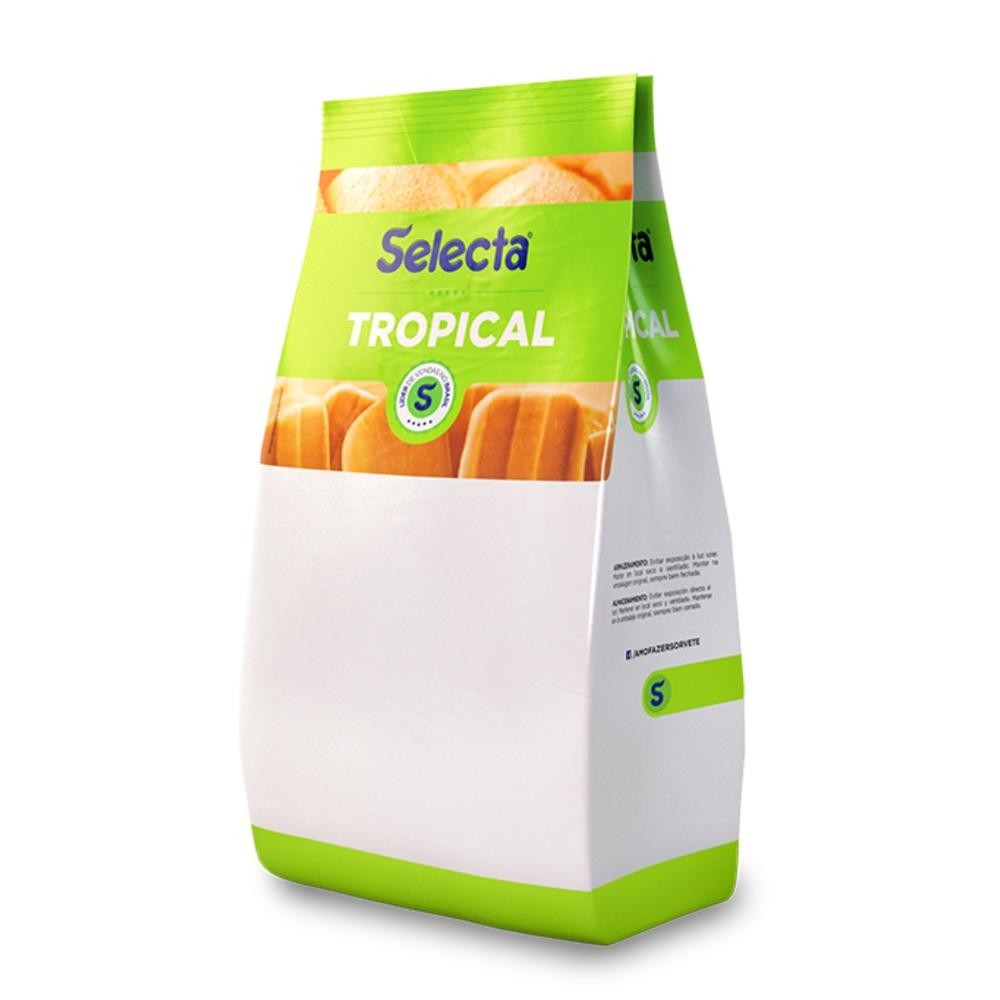 SABORIZANTE PÓ SELECTA TROPICAL ÁGUA DE COCO 1KG DUAS RODAS