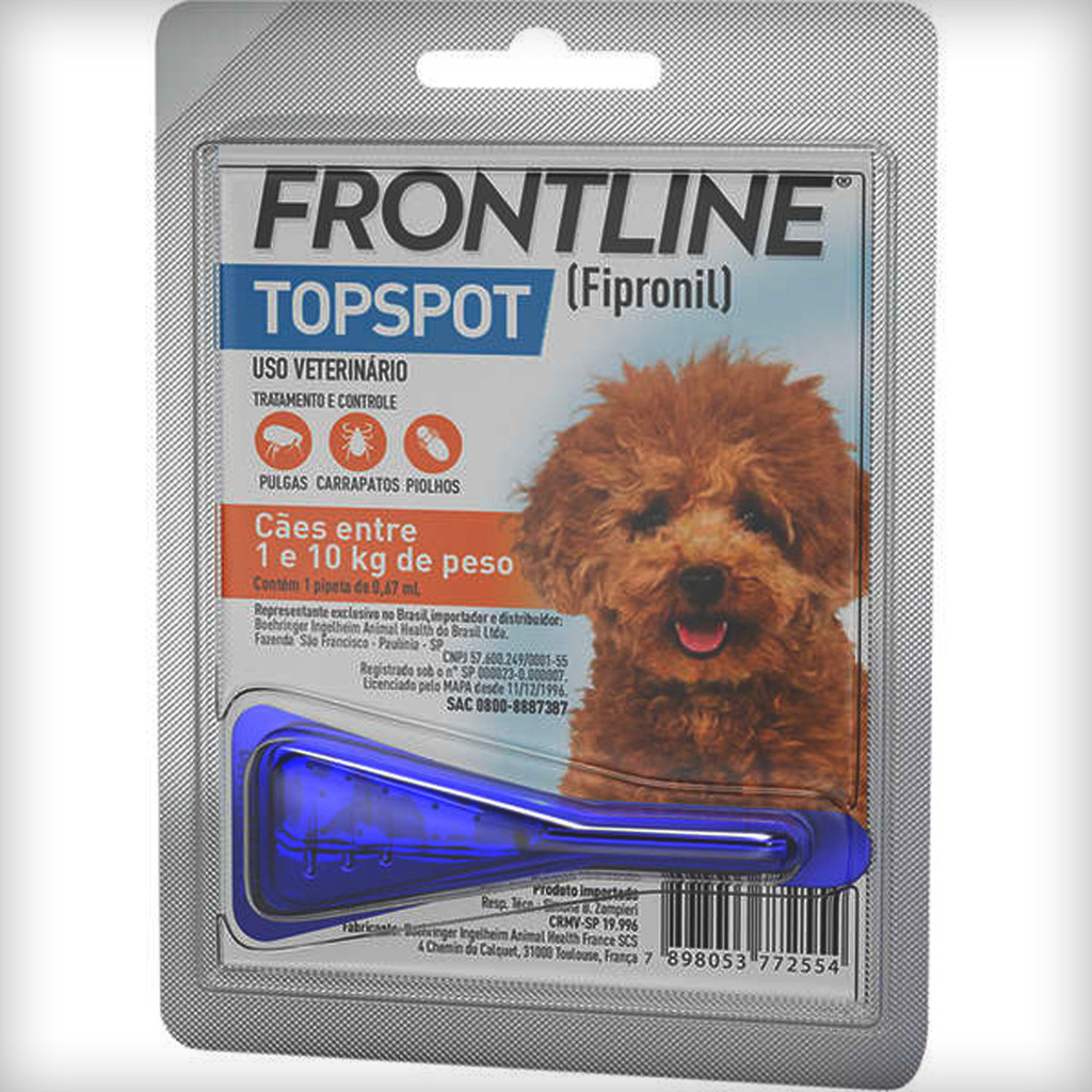 Frontline Top Spot para Cães de 1 a 10 Kg - 1 Unidade em Oferta na Shopee