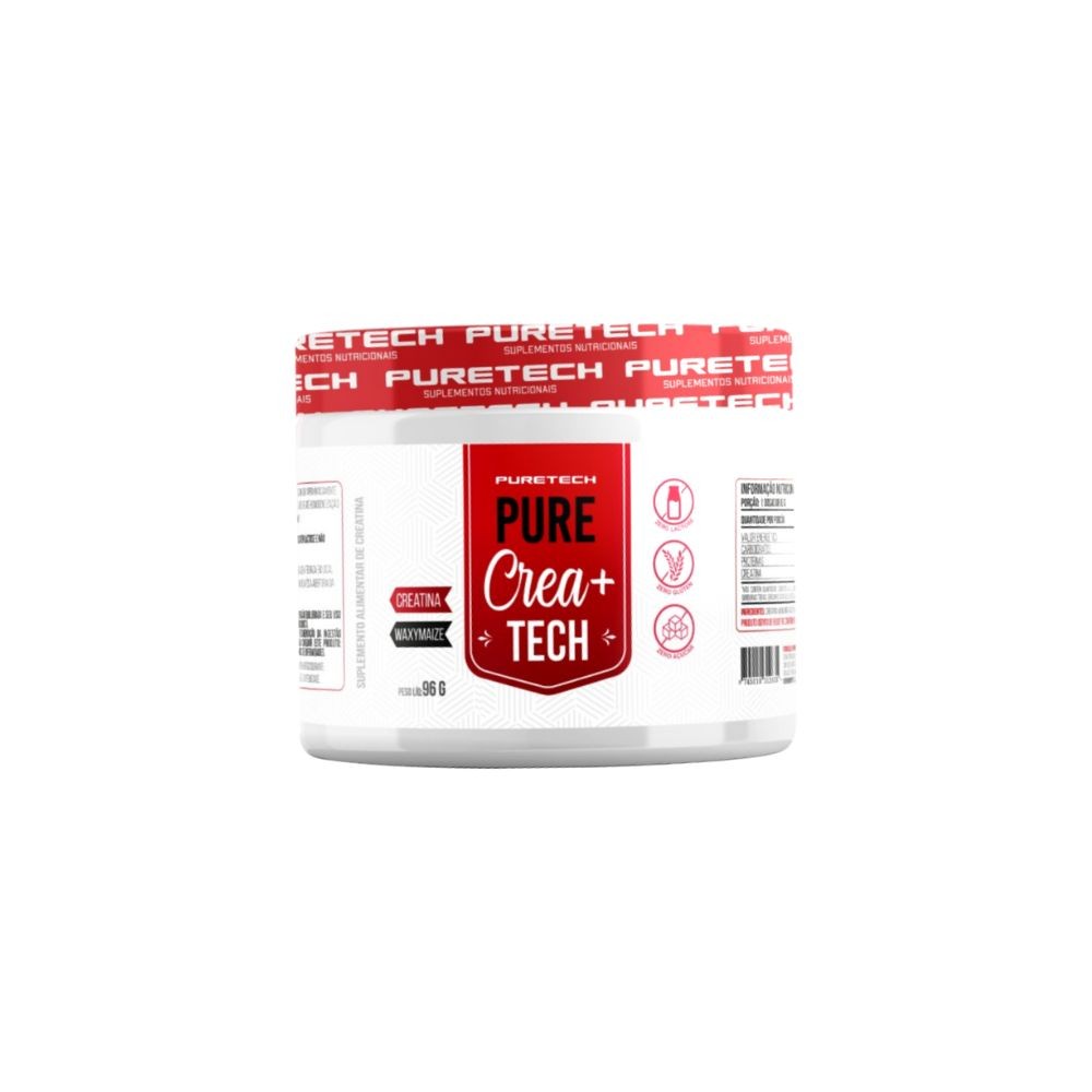 Creatina Monohidratada Pure Crea + Tech Waxy Maize 96G - PureTech