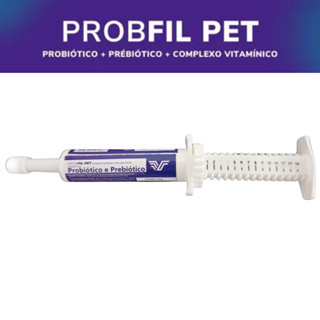 Probiótico e Prebiótico Probfil Pet  Suplemento Vitamínico para Cães e Gatos 14g em Oferta na Shopee