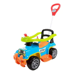 Carrinho Passeio Jip Jip Buzina Som Infantil Maral Colorido Cor:Colorido