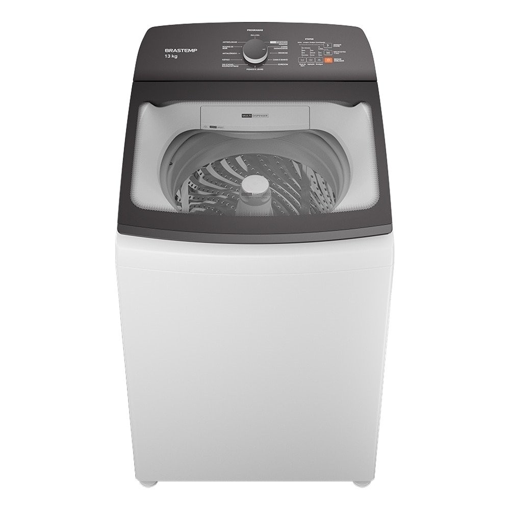 Máquina de Lavar Roupas 13Kg Brastemp BWK13 | Automática, Ciclo Tira Manchas, Branco em Oferta na Shopee