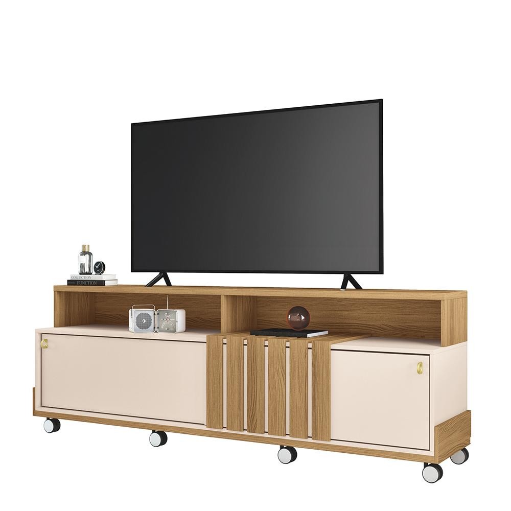 Rack Bancada Graci Para TV até 70" Polegadas com Rodizios em Oferta na Shopee
