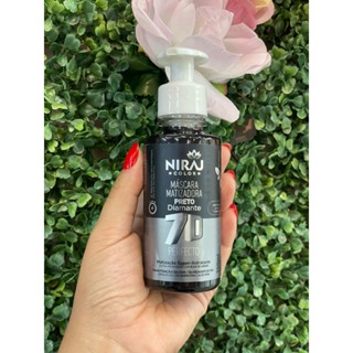 Mascara Matizadora Niraj Preto Diamante 7D 150ml em Oferta na Shopee