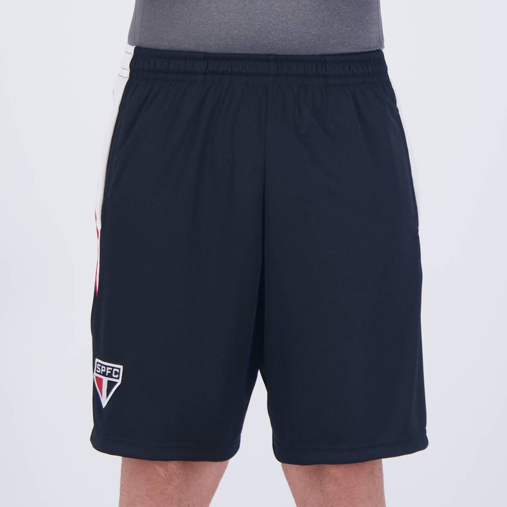 Bermuda São Paulo Oxygene Preta em Oferta na Shopee