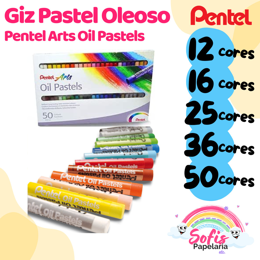 Giz Pastel Oleoso Pentel Arts Oil Pastels
