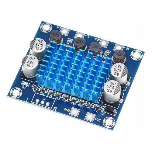 Placa Amplificadora Modulo 60w Tpa3110 30x30 Estéreo Som em Oferta na Shopee