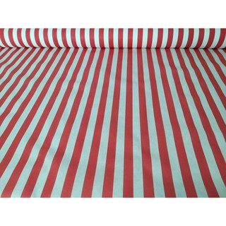 TNT Estampado Supper Listrado Vermelho com Branco - 5 m x 1,40 m de largura 40g em Oferta na Shopee