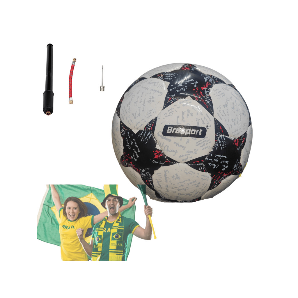 Bola De Futebol De Campo Futsal Society League Com Bomba