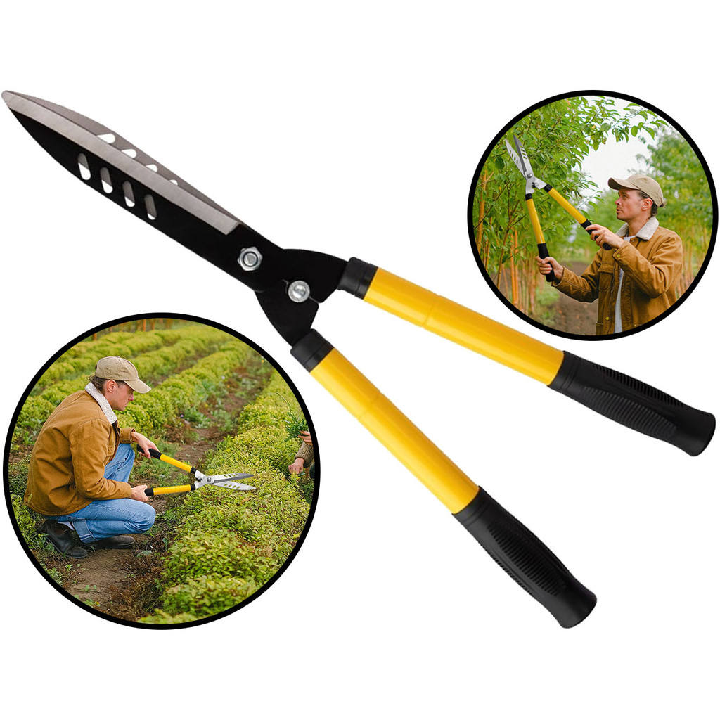 Tesoura Poda Profissional Cabo Retrátil Ergonômico Para Manutenção De Jardim Horta - Home & Living